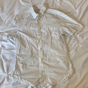 Goodfellow White and Black Button up Shirt 3/$12